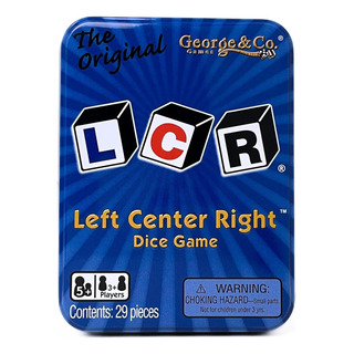 Lcr® Left Center Right Juego De Dados - Lata Azul Lcr® Left Center Right Juego De Dados - Lata Azul