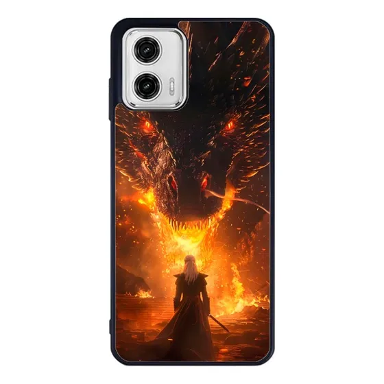 Funda Casa Dragon Targaryen Juego Tronos Reyes Para Motorola