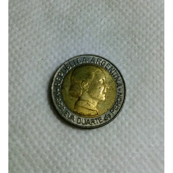 Moneda De 1 Peso De 1997. Argentina. Eva Duarte.