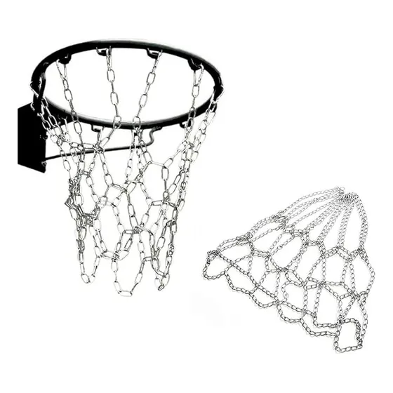 Red De Acero Cadena Para Canasta De Metal Baloncesto Malla E