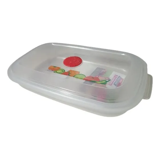 Set De 2 Envases Con Tapa Utensilio Guardar Alimentos 820 Ml