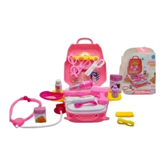 Maleta Kit De Enfermara Doctor Medicina Juguete Para Niños