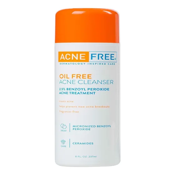Limpiador Facial Antiacne Libre De Aceite Acnefree
