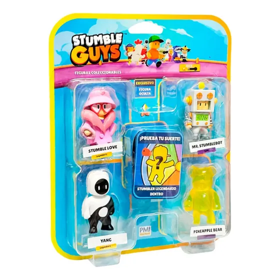 Pack 5 Figuras Stumble Guys 4 Figuras + 1 Sorpresa Sg2240 Ub