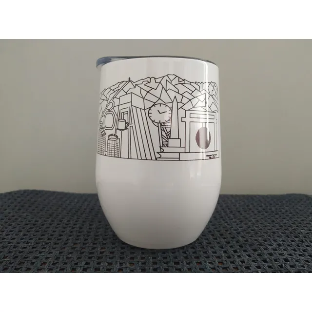 Vaso Térmico Con Tapa Plástica Dispensadora