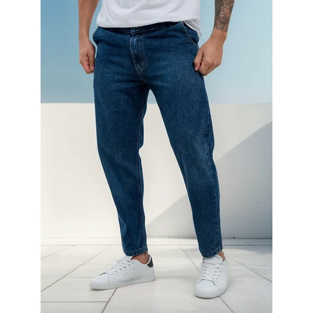 Pantalon Jean Slouchy Crudo Beige Hombre Caballero Ebk ®