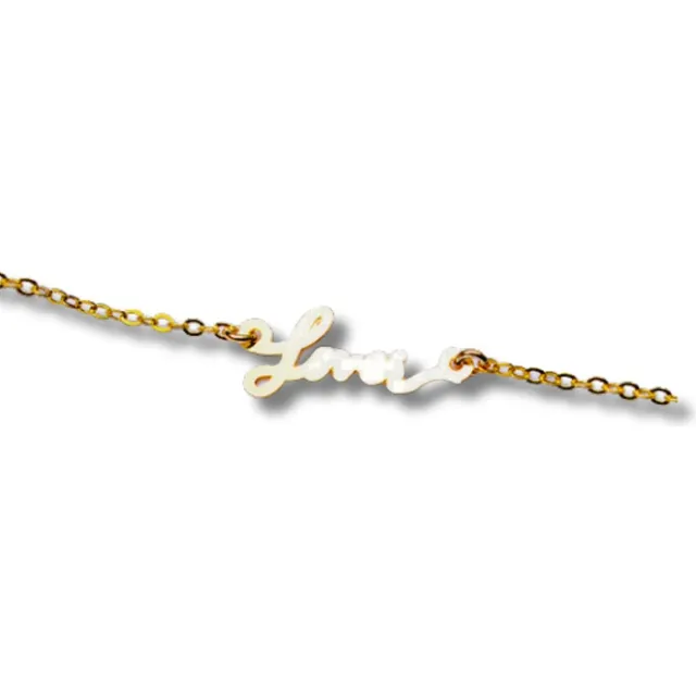 Colar Lover Semi Joia Banhada O Ouro 18k- Taylor Swift