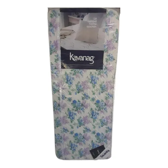 Colchón Kavanag 1 Plaza Descanso 80 X 1.90 Alto 18 Cm Color Gris