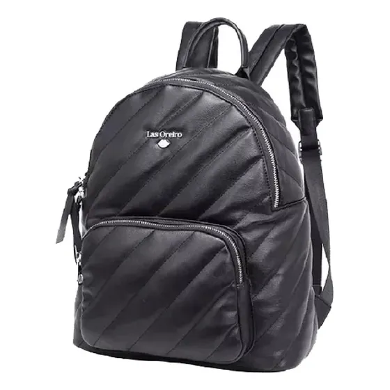 Mochila Bolso Reforzado Cartera Las Oreiro Cuero Sintetico