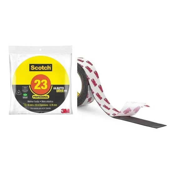 Fita Isolante Alta Fusão 19x10m 23br - 3m