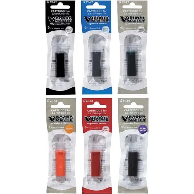 Pack X 25 Cartuchos D Recarga Para Marcadores Pilot Pizarra