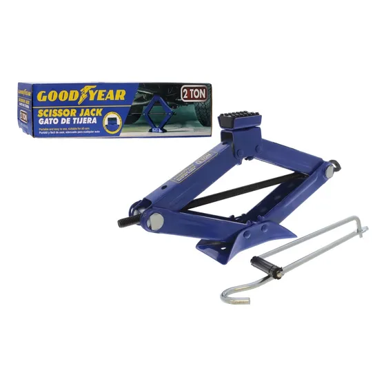 Gato Para Auto D/tijera Hidráulico Portátil 2 Ton Goodyear