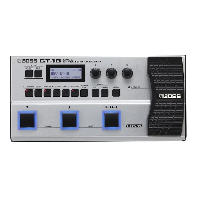 Pedal de efecto Boss Bass Effects Processor GT-1B gris
