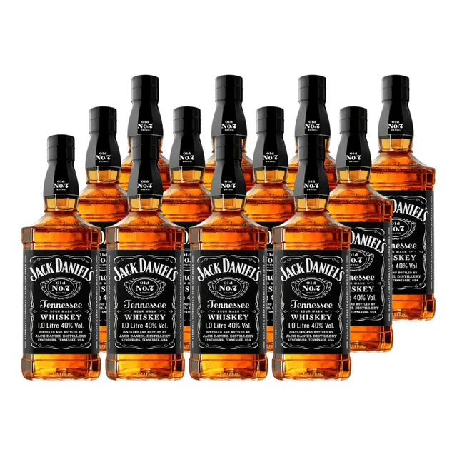 Whiskey Jack Daniel's N° 7 1.0 Lt Pack 12