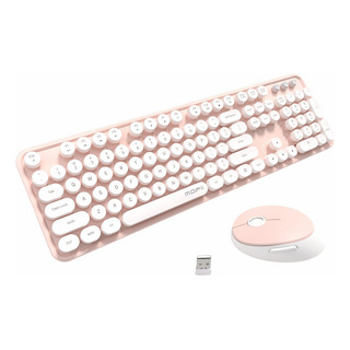 Mofii Sweet Inalámbrico Kb&ms Blanquecino - Rosa Qwerty Mofii Sweet Inalámbrico Kb&ms Blanquecino - Rosa Qwerty