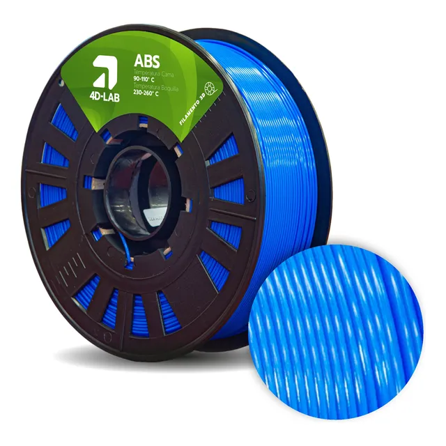 Filamento Abs 1.75mm 1kg 4dlab Alta Resist Comp Bambu Lab