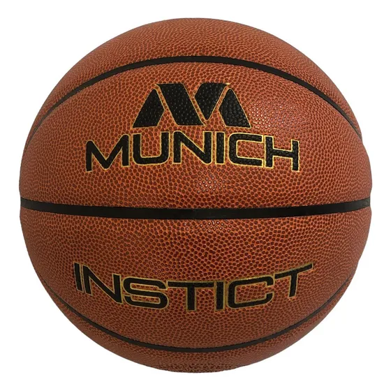 Pelota De Basquet Numero 5 Calidad Premium Laminada Instic Color Naranja Oscuro