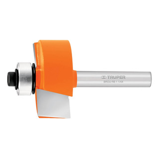 Broca Para Router, Rebajado 1-1/4´´ Con Balero Truper 11477 Broca Para Router, Rebajado 1-1/4´´ Con Balero Truper 11477