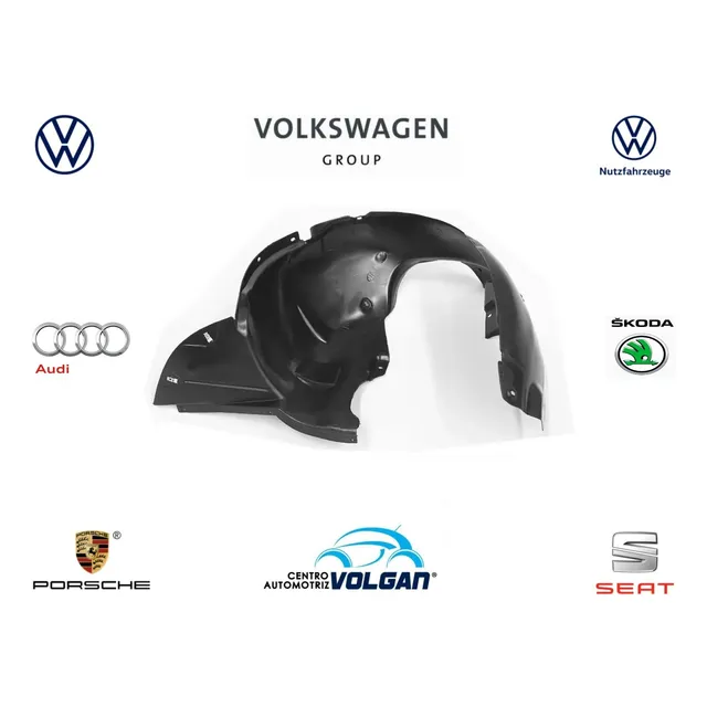 Guardabarro Plastico Delt Izq Vw Fox Crossfox Spacefox Orig