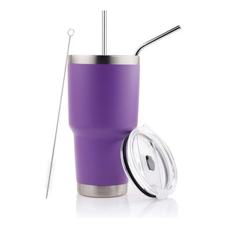 Vaso Termico De Acero Inoxidable De 30 Oz Con Tapa-morado Vaso Termico De Acero Inoxidable De 30 Oz Con Tapa-morado