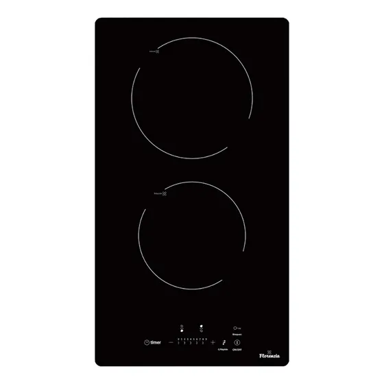 Florencia 6889G Negro 220V Anafe de Empotrar Eléctrico