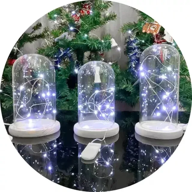 Luciérnagas 10 Led 1 Metros Pilas Chicas Incluidas