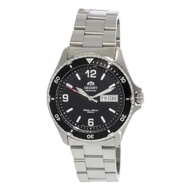 Reloj Orient Mako Ii Automático Con Esfera Negra Para Hombre