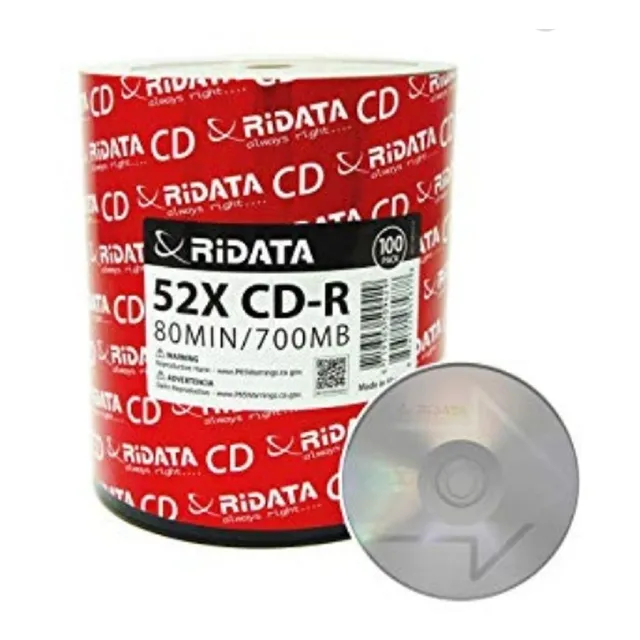 Disco Cd-r Virgen Ridata Logo 52x 700mb 