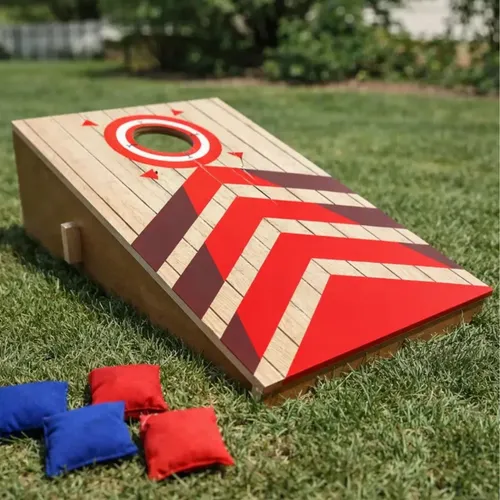 Cornhole Board Set Nzqxjxz 91x61 Cm Portable 8 Bags | MercadoLivre