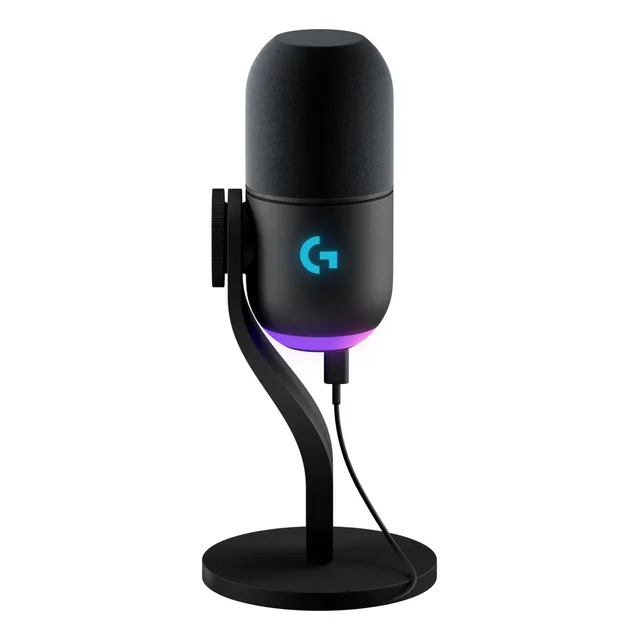 Logitech G Yeti Gx Micrófono Dinámico Rgb Con Lightsync Color Negro