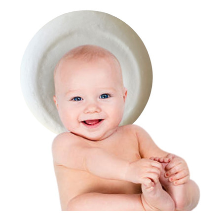 Almohada Anti Plagiocefalia Para Bebes Con Funda 25cm Almohada Anti Plagiocefalia Para Bebes Con Funda 25cm