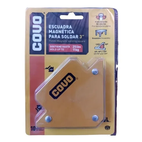 Escuadra Magnética 3 Pulgadas Para Soldar Covo