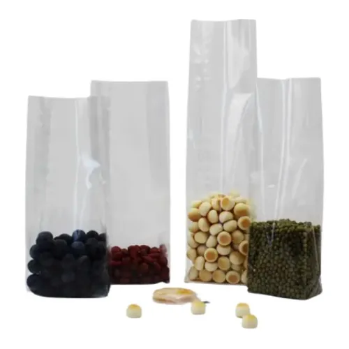 Bolsas De Celofan Fuelle Lateral Mordaza 9x26+3cm X 100 Unds