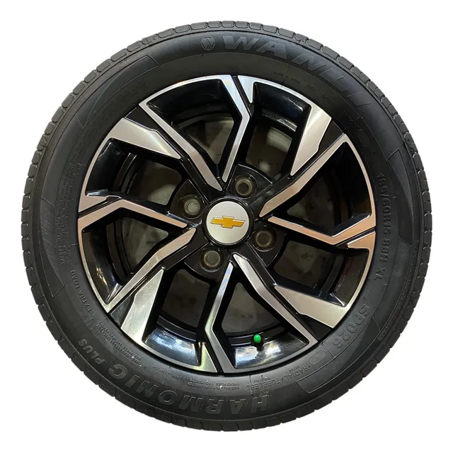 Rin R15 Aluminio De Chevrolet Aveo Año 2024 Con Llanta Color Black Machined Face