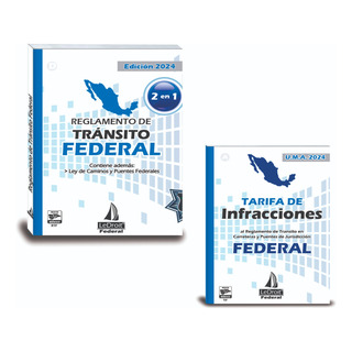 Reglamento, Ley De Tránsito+ Tarifa De Infracciones- Federal Reglamento, Ley De Tránsito+ Tarifa De Infracciones- Federal