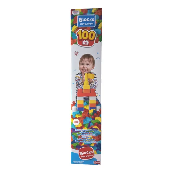 Bloques Para Armar Didacticos Bebes Y Niños 100 Pzas Grandes