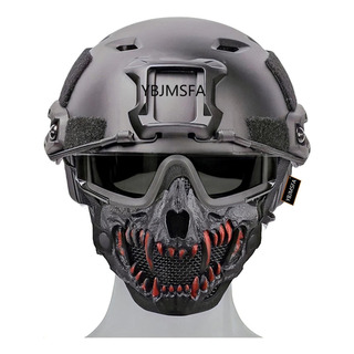 Tipo Táctico Airsoft Fast Helmet Pj Tipo Y Calavera Tipo Táctico Airsoft Fast Helmet Pj Tipo Y Calavera