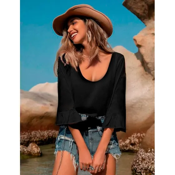Blusa Bohemia Para Mujer