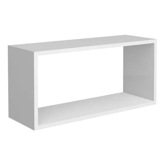 Nicho Retangular Coleções Mdf 60x20x20 Mdf Branco
