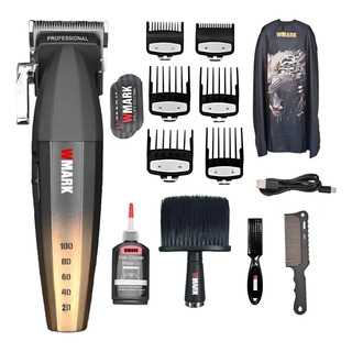 Máquina De Cortar Cabelo Wmark Ng2038 Inox/cerâmica Dourada Máquina De Cortar Cabelo Wmark Ng2038 Inox/cerâmica Dourada