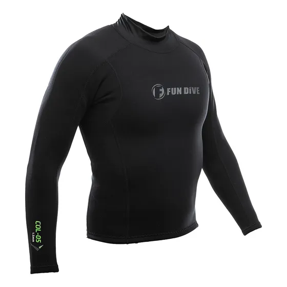 Jaqueta Neoprene Fun Dive 1,5 Mm Vest Camisa Térmica Surf