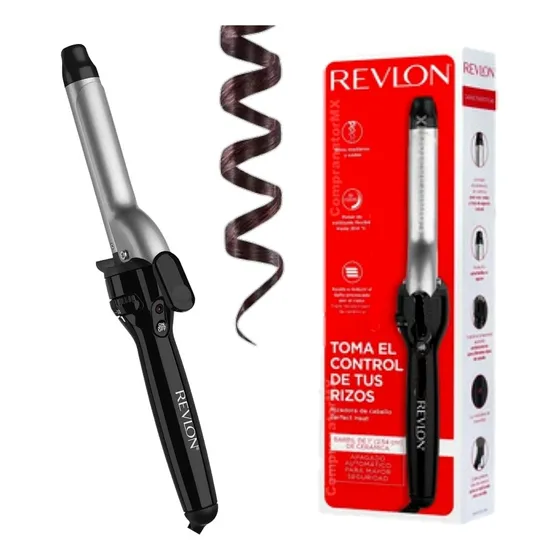 Rizadora De Cabellos Revlon Triple Recubrimiento Cerámica 