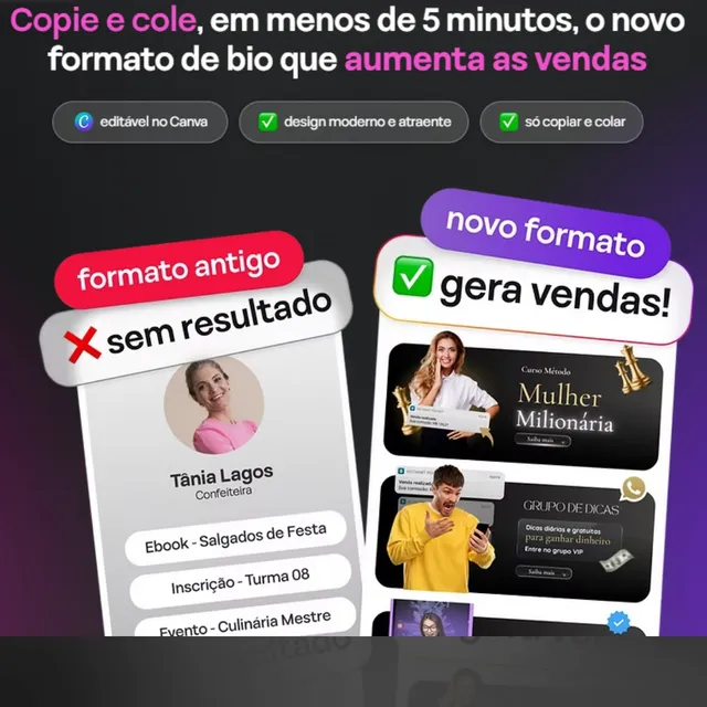 Pack Link Da Bio Natura + Cartão Digital Interativo