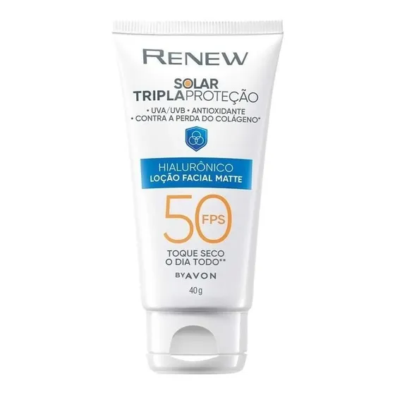 Protetor Solar Renew Tripla Proteção Fps50 40g - Avon