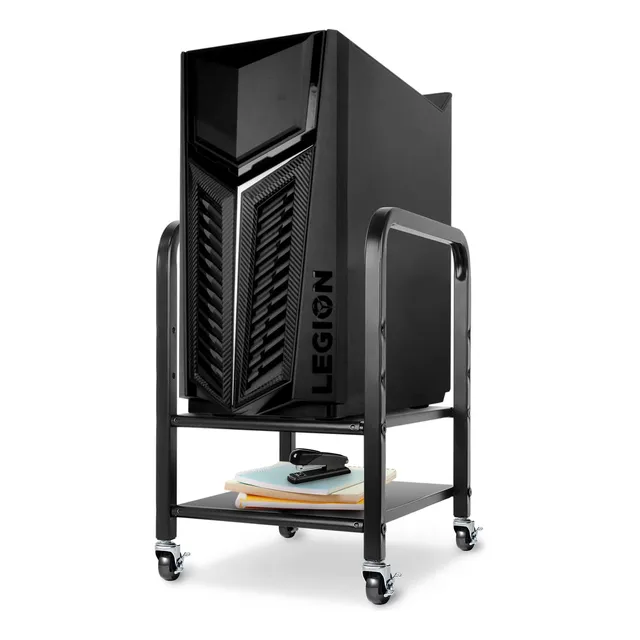 Soporte De Suelo Ajustable Para Torre De Computadora 2 Nivel
