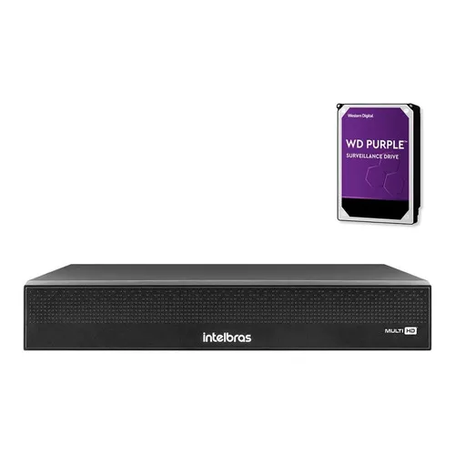 Dvr Intelbras Gravador De Vídeo Mhdx 3116-c 5mp Lite Hd 2tb