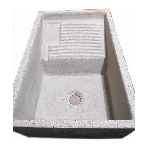 Bate Mediana Granito Gris 80 X 45 Cm