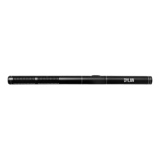 Microfone Condensador Shotgun Dylan Ds 81 Direcional Ds81 Cor Preto