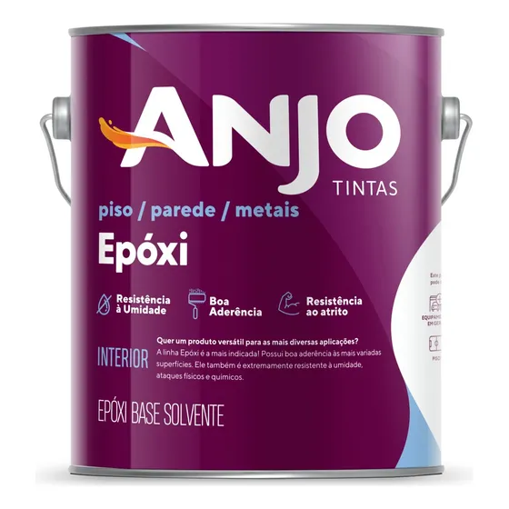 Tinta Vermelha 2,7l Piso/parede/metais Resistente Ao Atrito
