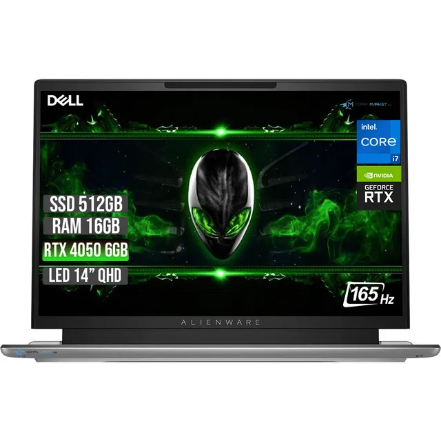 Alienware Intel Core I7 13620h Ssd 512gb Ram 16gb Rtx 4050